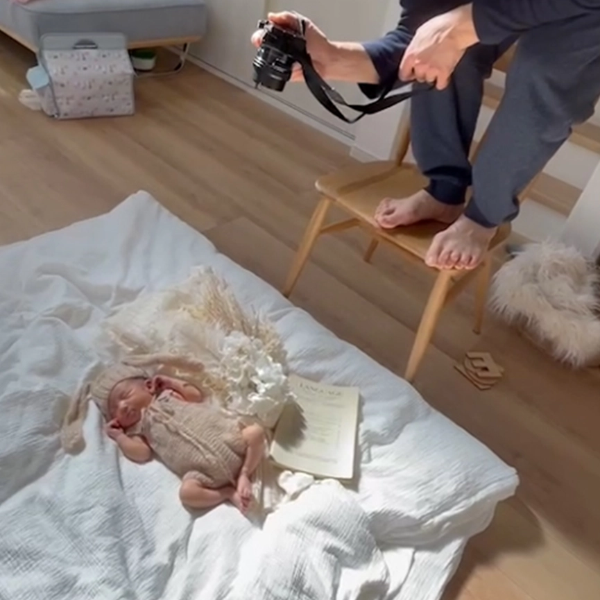 1000件以上の家族が選ぶニューボーンフォトレンタル自宅でかわいく撮影